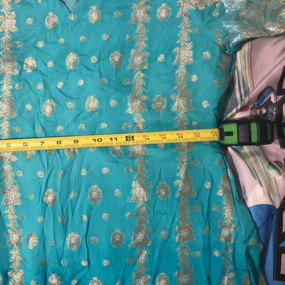 Pakistan Indian Bollywood shalwar kameez duputta - Picture 10 of 14